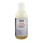 Bottle of LeTech Suede & Nubuck Softener on a white background