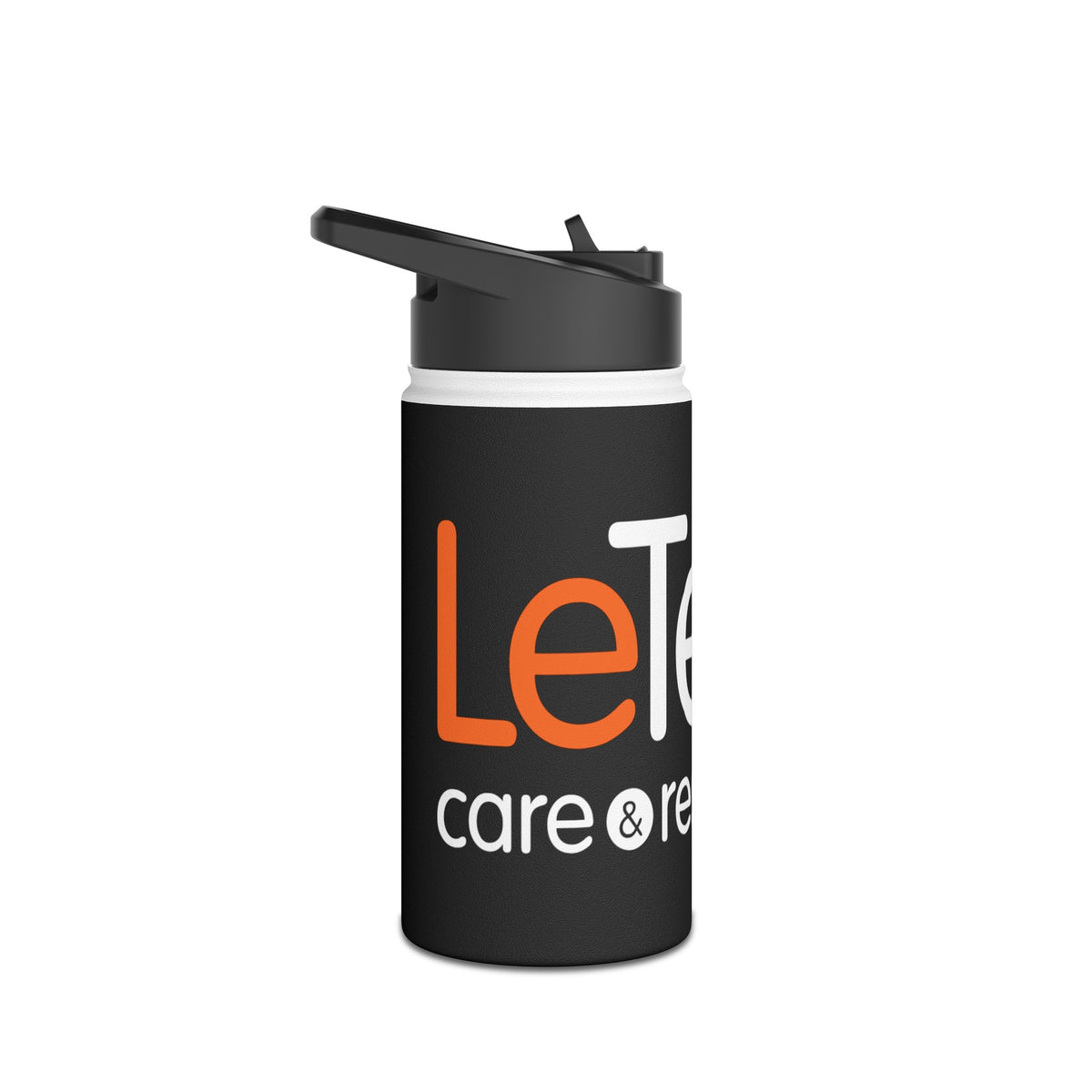 Letech Stainless Steel Water Bottle, Standard Lid