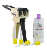 LeTech leather grain copying tool with a container on a white background