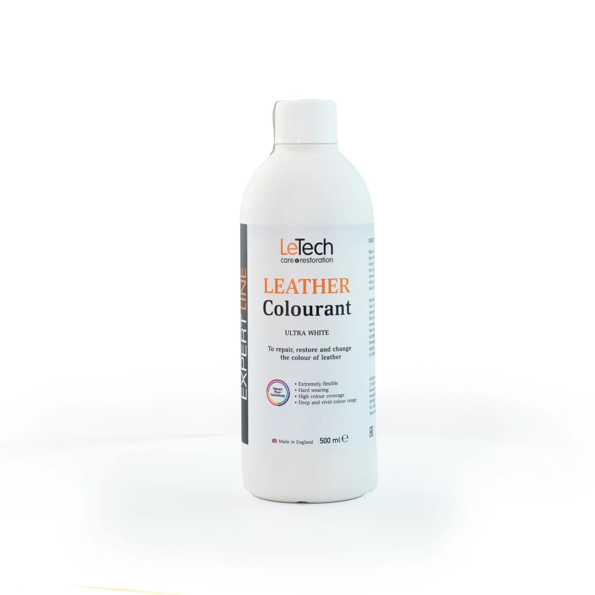 LeTech Leather Colourant Ultra White 500 ml