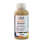 Bottle of LaTech Colour Restorer in beige on a white background