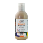Bottle of LeTech Colour Restorer on a white background