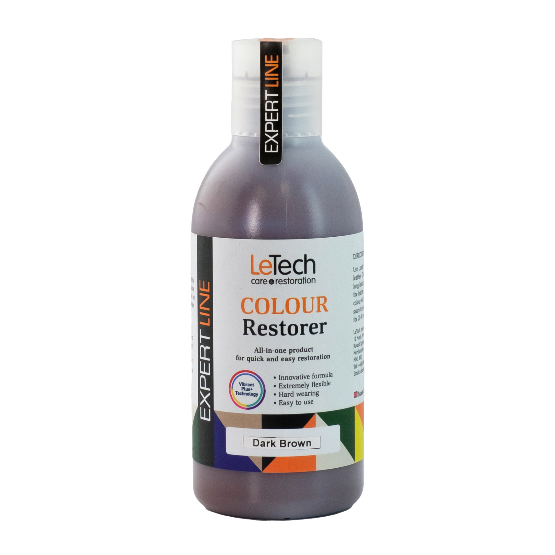 LeTech Colour Restorer bottle on a white background