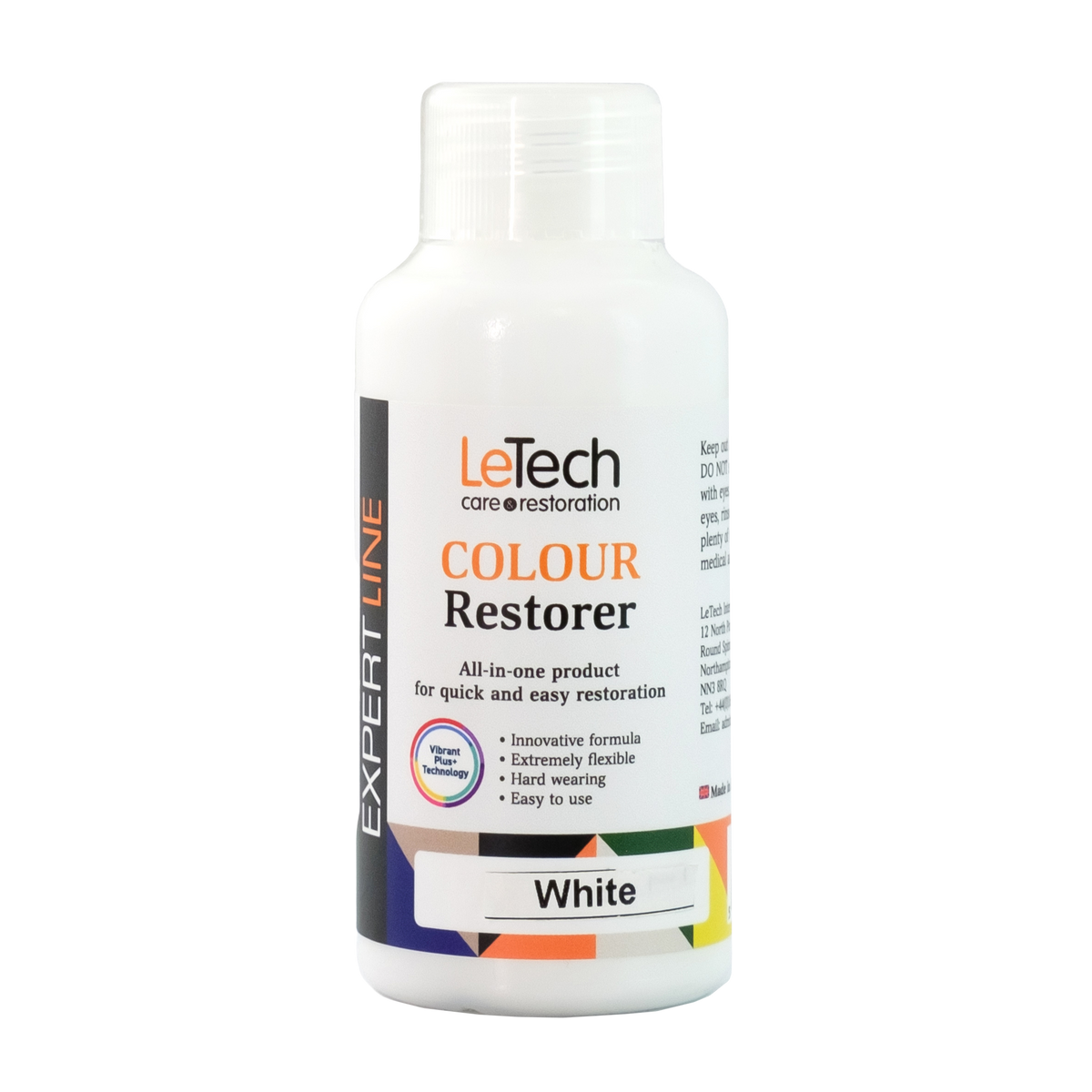 LeTech Colour Restorer bottle on a white background