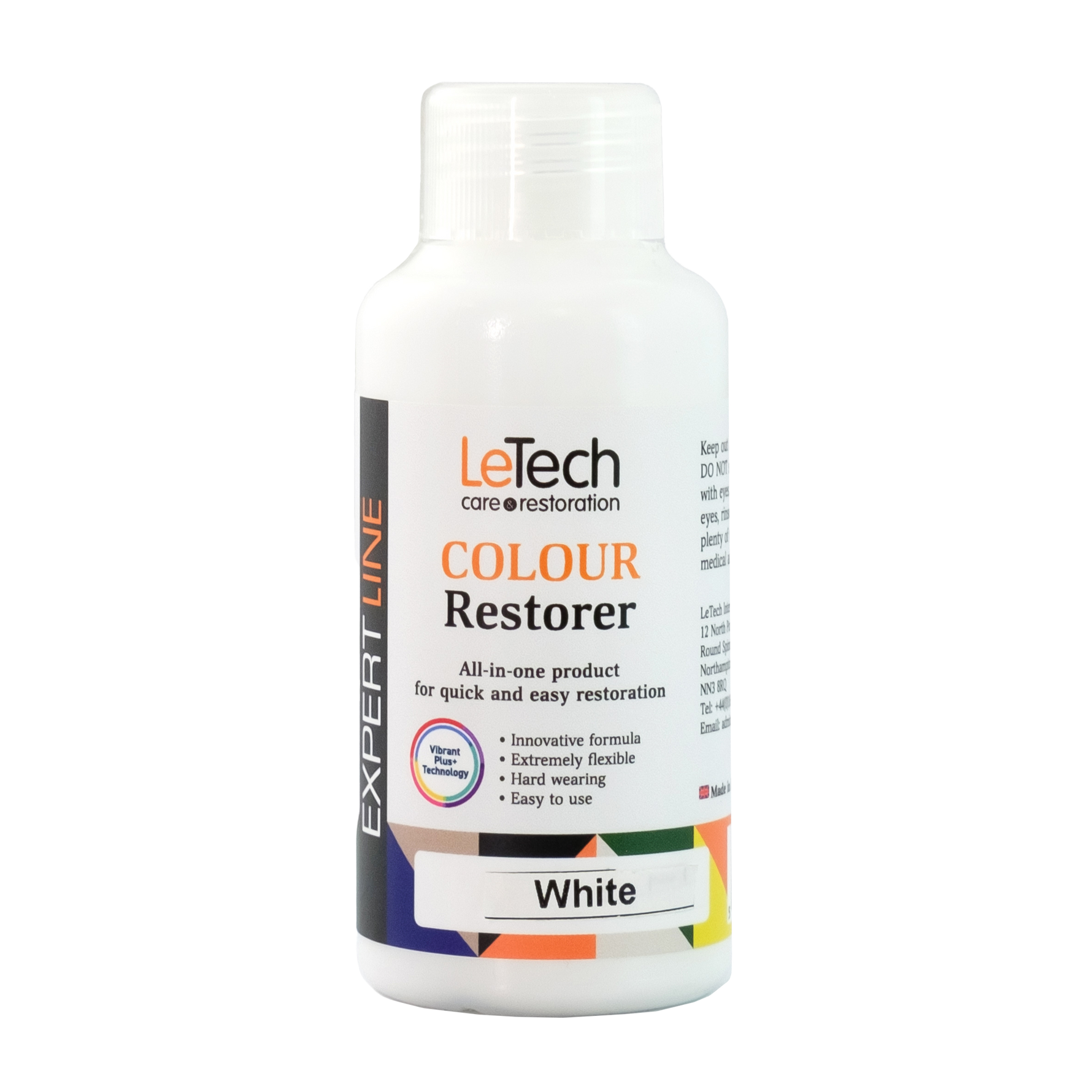 LeTech Colour Restorer bottle on a white background