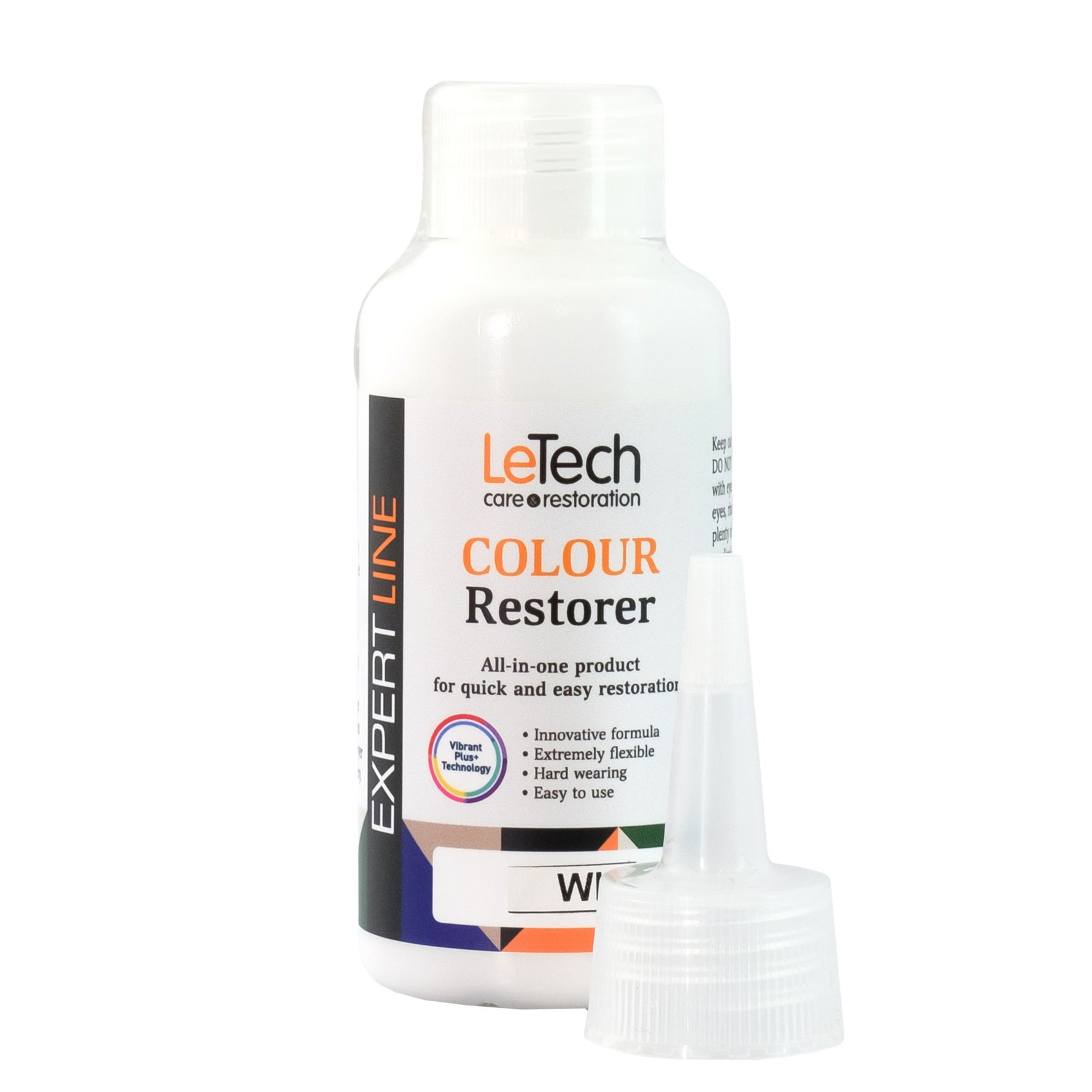LeTech Colour Restorer bottle on a white background