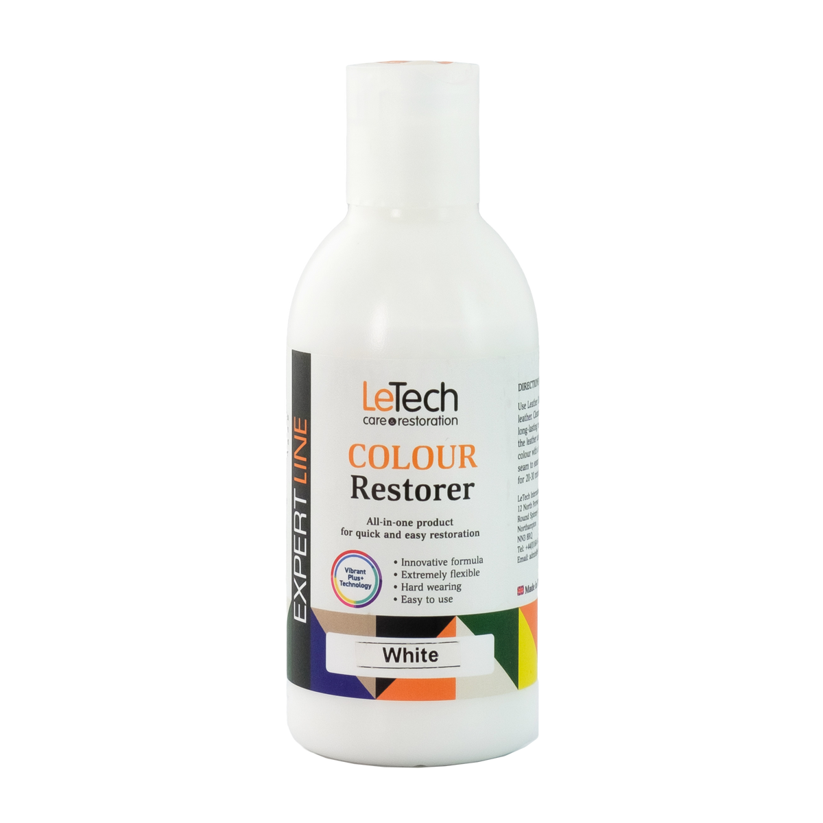 Bottle of iTeTech Colour Restorer on a white background