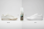Leather Ultimate Cleaner - До/После на белых кроссовках