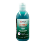 LeTech leather colourant bottle in green on a white background