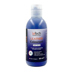 LeTech leather colourant bottle in navy blue on a white background