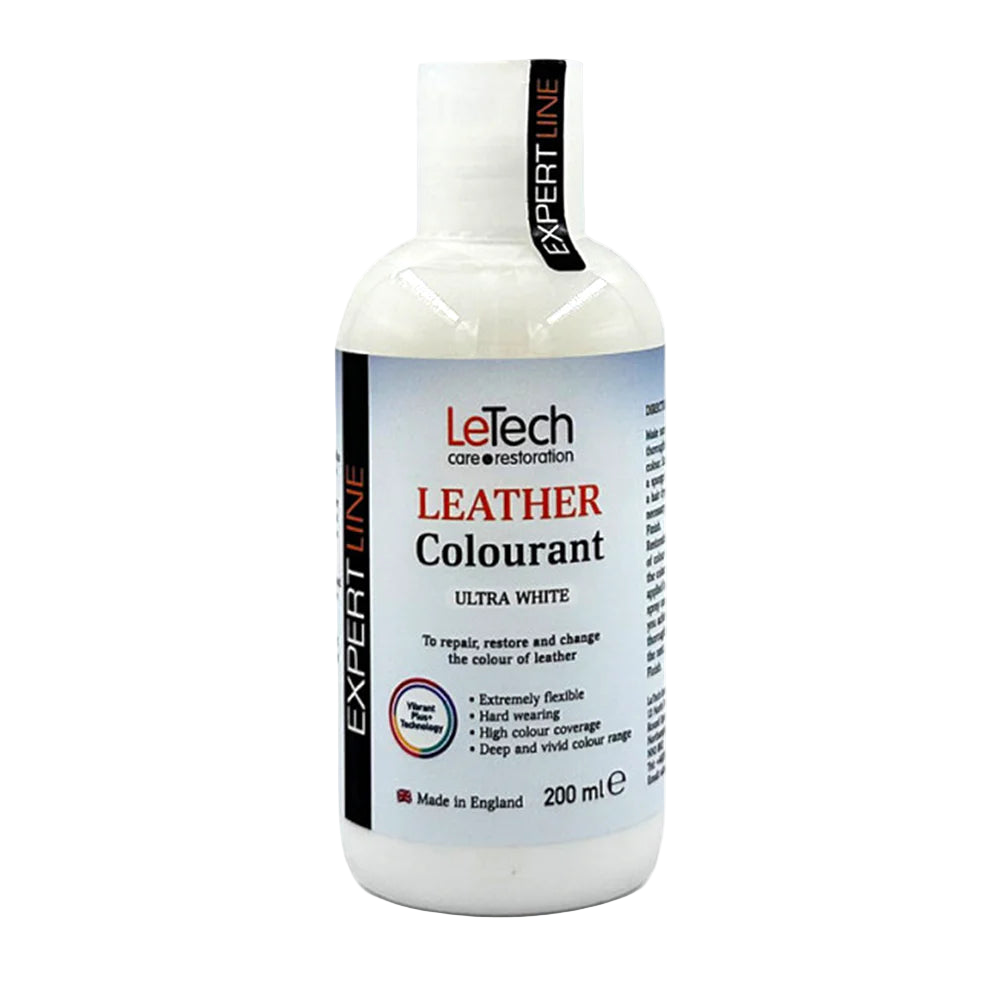 LeTech Leather Colourant bottle on a white background