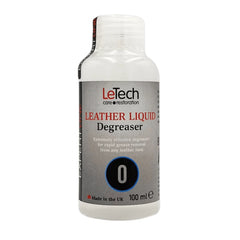 LeTech Leather Liquid Degreaser – professional leather degreaser for dyed & artificial leather