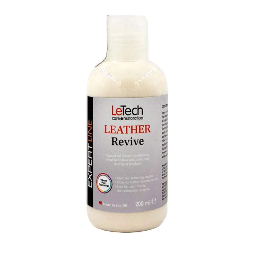 LeTech Leather Revive bottle on a white background