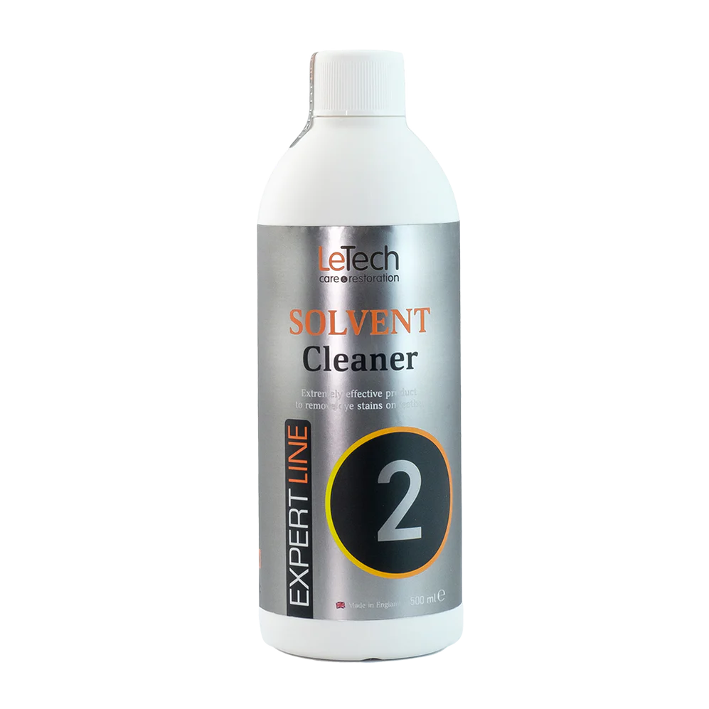 Limpiador de cuero con solvente