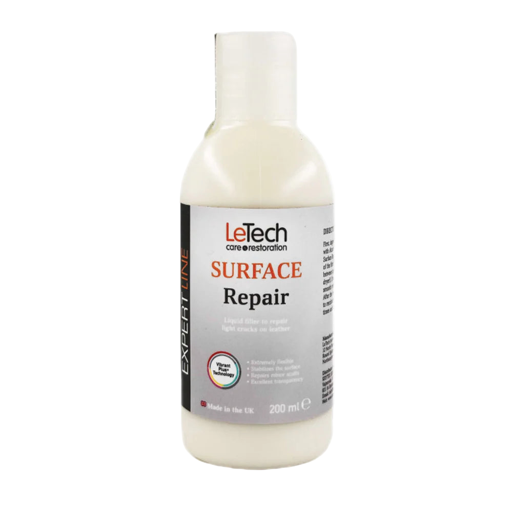 LeTech Surface Repair bottle on a white background