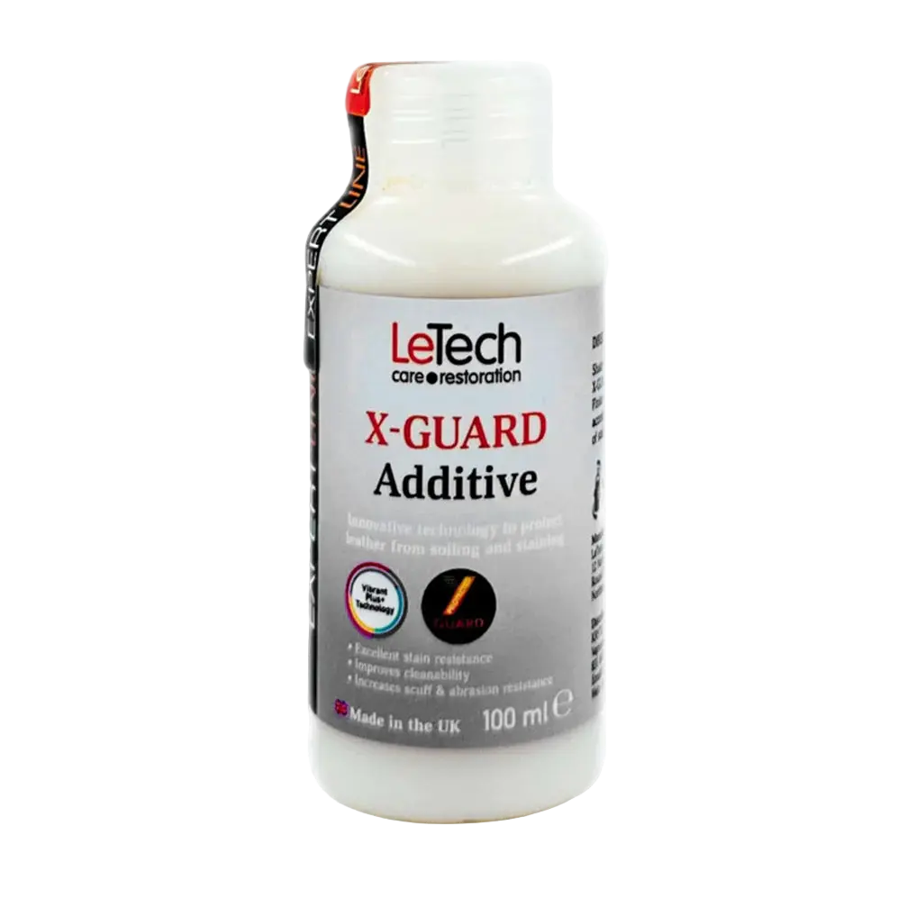 LeTech X-Guard Additive bottle on a white background